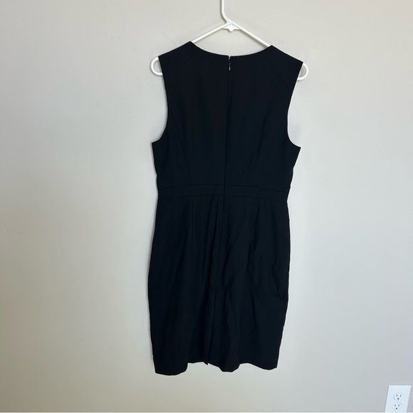 Women’s J.Crew 100% Wool Black Sheath Dress, Size 10 - Picture 5 of 8